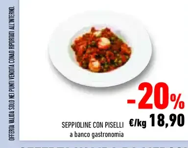 Seppioline con piselli