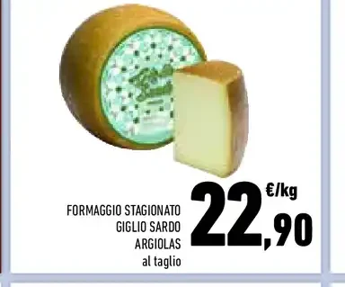 Formaggio stagionato Giglio Sardo Argíolas