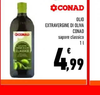 Olio extravergine di oliva Conad