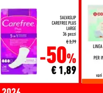 Salvaslip Carefree Plus Large