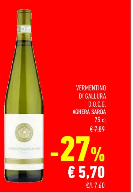 Vermentino di Gallura DOCG Aghera Sarda