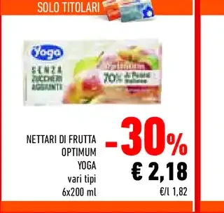 Nettari di frutta Optimum Yoga