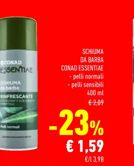 Schiuma da barba Conad Essentiae