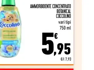 Ammorbidente concentrato botanica Coccolino