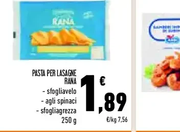 Pasta per lasagne Rana