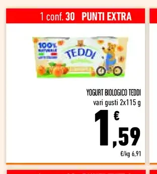 Yogurt biologico Teddy