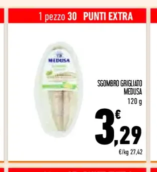 Sgombro grigliato Medusa