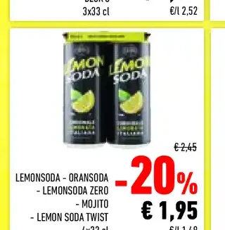 Lemonsoda, Oransoda e Lemon Soda Twist