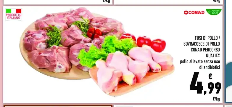 Fusi e sovracosce di pollo