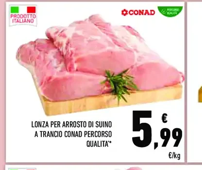 Lonza per arrosto di suino