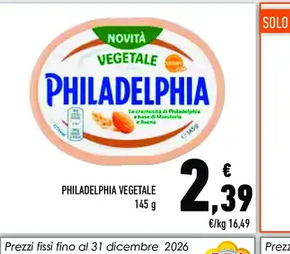 Philadelphia vegetale