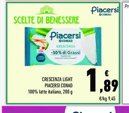 Crescenza light Piacersi