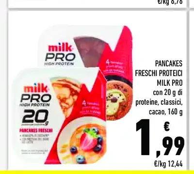 Pancakes freschi proteici Milk Pro