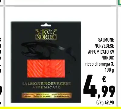 Salmone norvegese affumicato KV Nordic