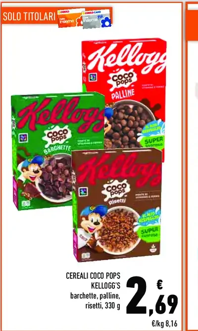 Cereali Coco Pops Kellogg's