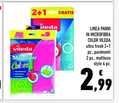 Linea panni in microfibra Vileda