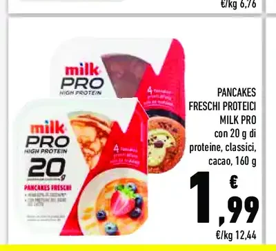 Pancakes freschi proteici Milk Pro