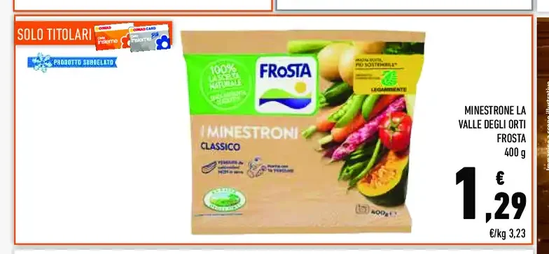 Minestrone La Valle degli Orti Frosta