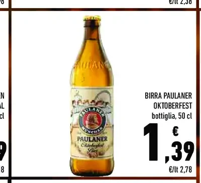 Birra Paulaner Oktoberfest