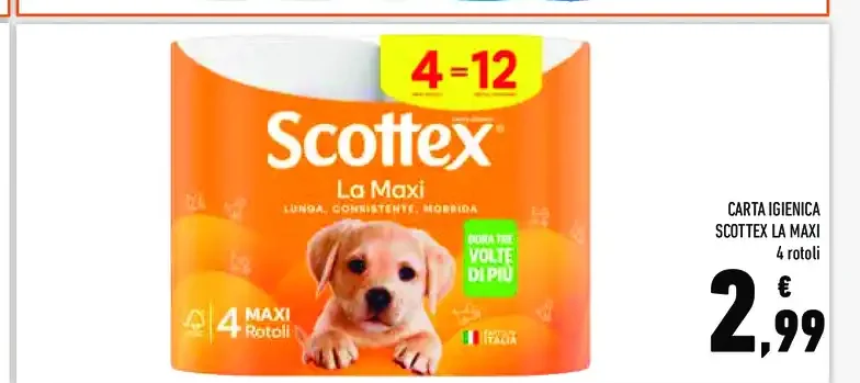 Carta igienica Scottex La Maxi