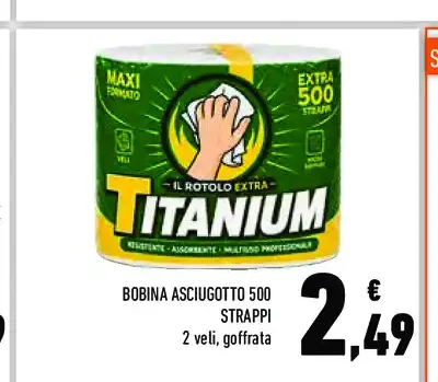 Bobina asciugatutto Titanium