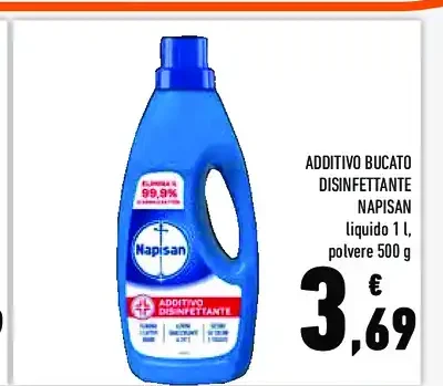 Additivo bucato disinfettante Napisan