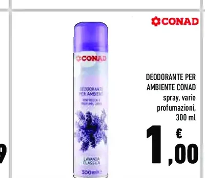 Deodorante per ambiente Conad