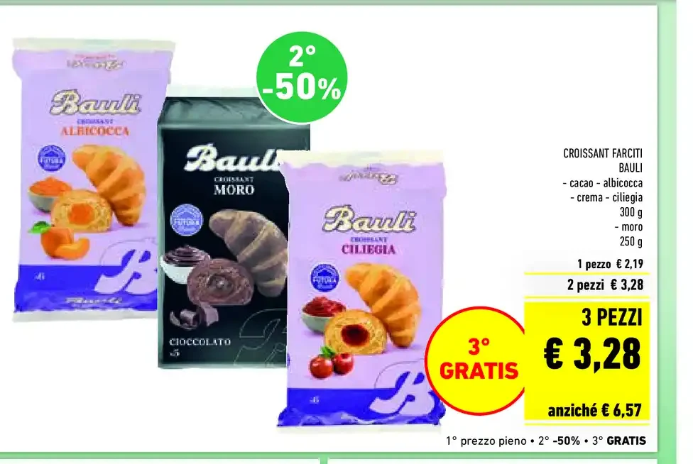 Croissant farciti Bauli