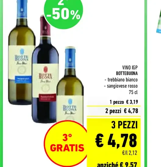 Vino IGP Bottebuona 75 cl