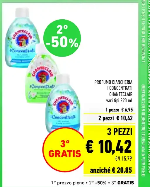 Profumo biancheria Chanteclair