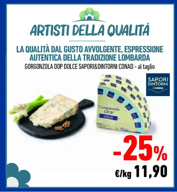 Gorgonzola DOP dolce Sapori&Dintorni Conad