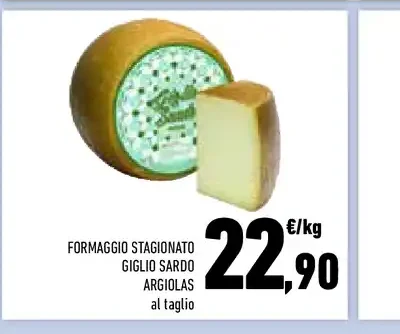Formaggio stagionato Giglio Sardo Argiolas