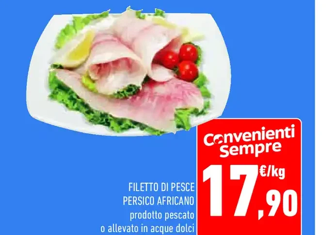 Filetto di pesce persico africano