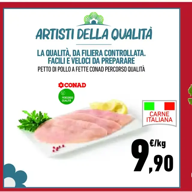 Petto di pollo a fette