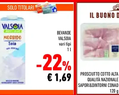 Bevanda di soia Valsoia
