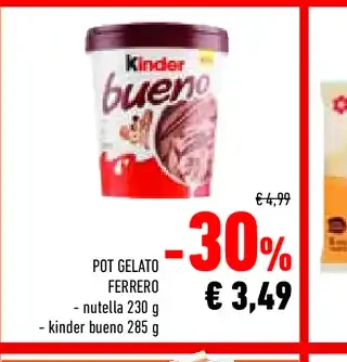 Pot gelato Kinder Bueno Ferrero