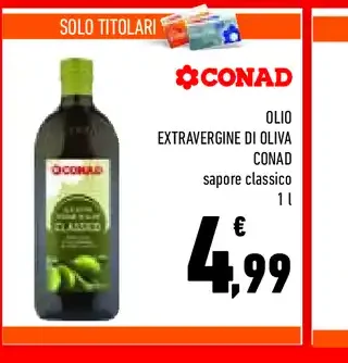 Olio extravergine di oliva Conad