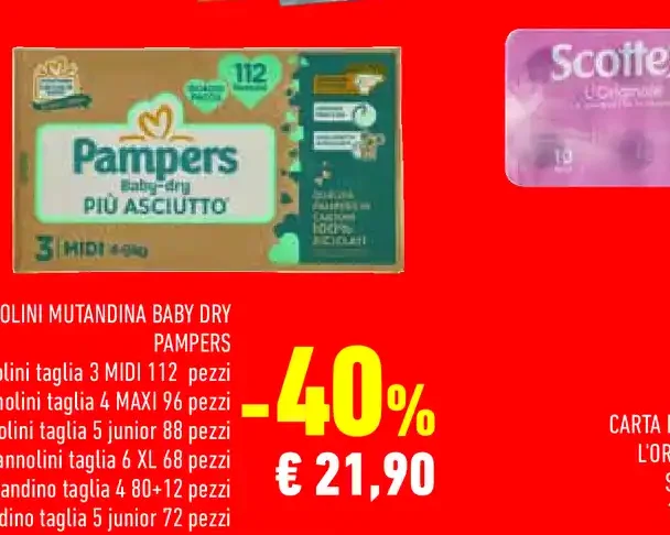 Pannolini mutandina Baby Dry Pampers