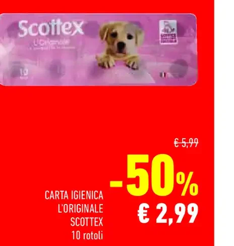 Carta igienica L'Originale Scottex
