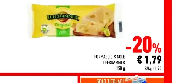 Formaggio single Leerdammer