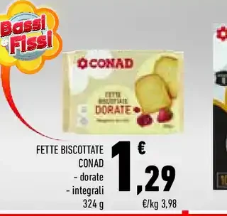 Fette biscottate Conad