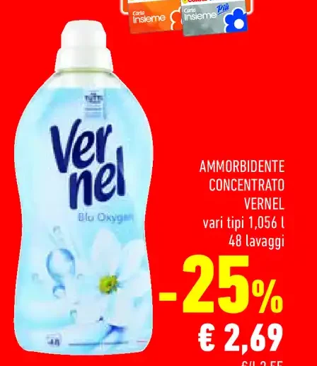 Ammorbidente concentrato Vernel