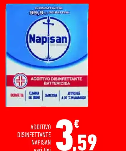 Additivo disinfettante Napisan
