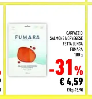 Carpaccio salmone norvegese