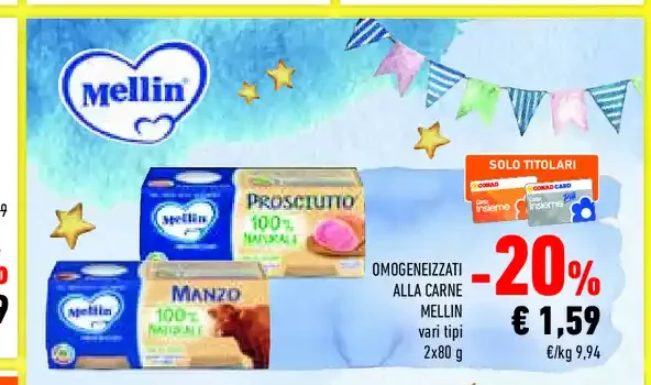Omogeneizzati alla carne