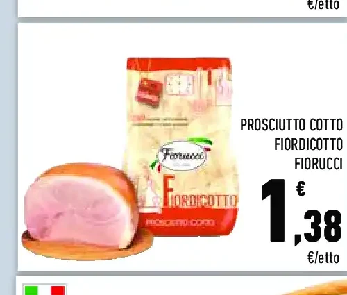 Prosciutto cotto Fiordicotto Fiorucci