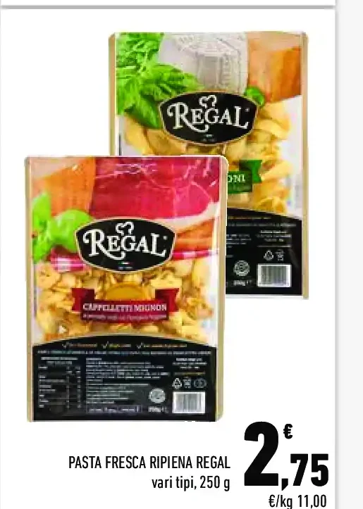 Pasta fresca ripiena Regal