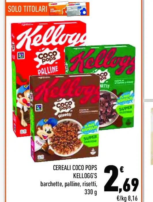 Cereali Coco Pops Kellogg's