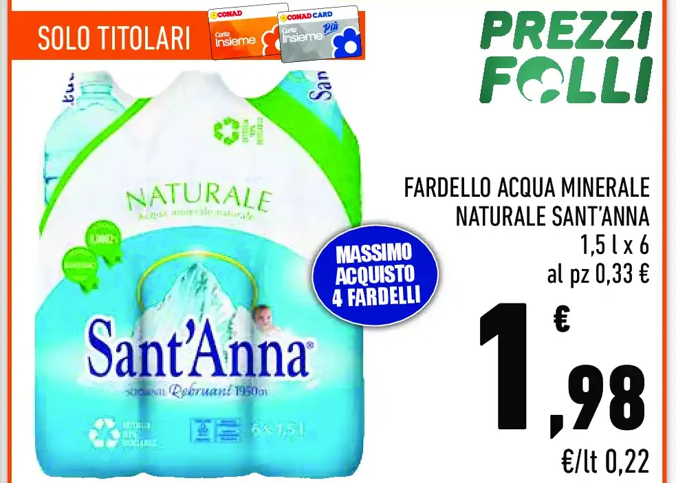 Acqua minerale naturale Sant'Anna