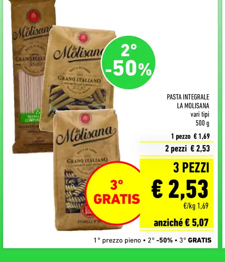 Pasta integrale La Molisana 500 g